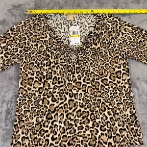 Michael Kors Animal Print Blouse
